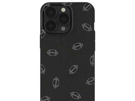 Black Football iPhone 13 Pro Case Fashion