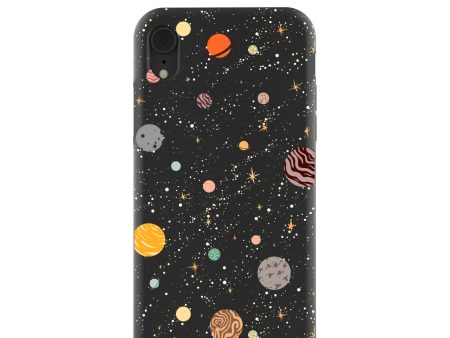 Black Galactic Glow iPhone XR Case For Cheap