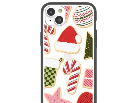 Clear Festive Cookies iPhone 14 Plus Case With Black Ridge Cheap