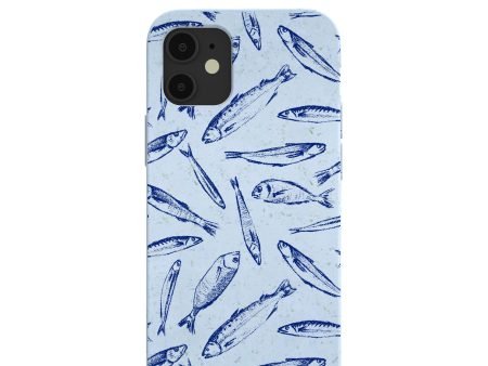 Powder Blue Fishery iPhone 12 Mini Case Online now