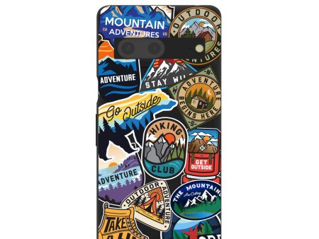 Black Trail Stickers Google Pixel 7 Case Online