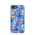 Electric Blue Dockside Dreams iPhone 6 6s 7 8 SE Case Fashion