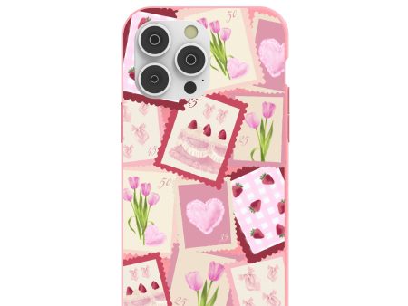 Bubblegum Pink Love Letters iPhone 14 Pro Max Case Online Sale