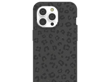 Black Night Leopard iPhone 14 Pro Case For Sale