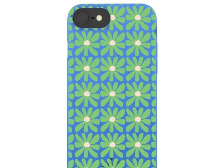 Electric Blue Flower Child iPhone 6 6s 7 8 SE Case Online