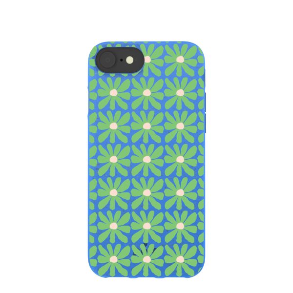 Electric Blue Flower Child iPhone 6 6s 7 8 SE Case Online