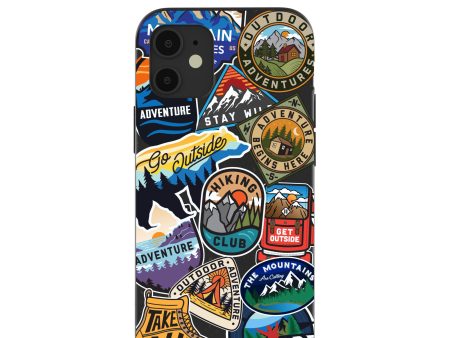 Black Trail Stickers iPhone 12 Mini Case Online Hot Sale