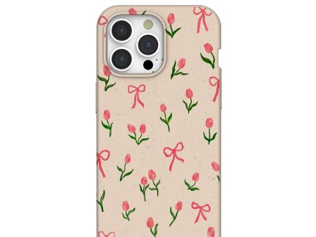 Seashell Tulip Bliss iPhone 15 Pro Max Case Cheap