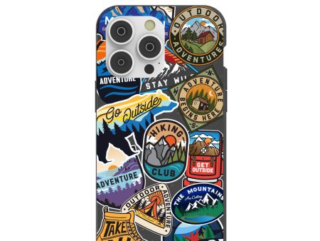 Black Trail Stickers iPhone 14 Pro Max Case Online Hot Sale