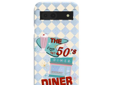 Powder Blue The 50s Diner Google Pixel 8a Case For Cheap