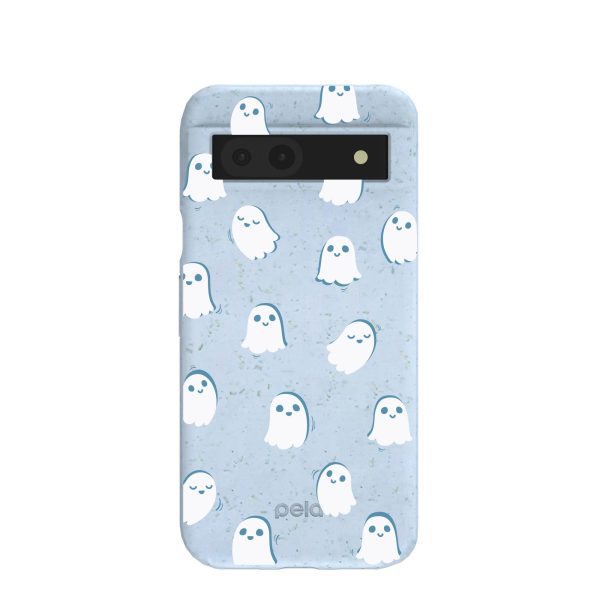 Powder Blue Ghostly Google Pixel 8a Case Cheap