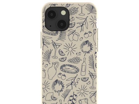 London Fog Mediterranean Moments iPhone 13 Mini Case Hot on Sale