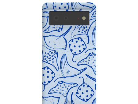 Powder Blue Stingray Fever Google Pixel 6 Case Supply