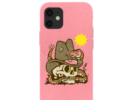 Bubblegum Pink Snakebite iPhone 12 Mini Case Cheap