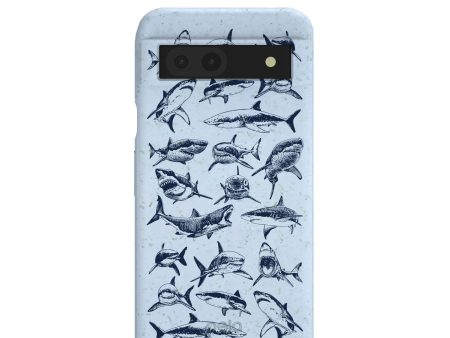 Powder Blue Great White Google Pixel 8a Case Hot on Sale