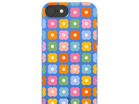 Electric Blue Petal Pop iPhone 6 6s 7 8 SE Case Online Hot Sale