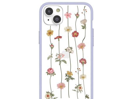 Clear Floral Vines iPhone 14 Plus Case With Lavender Ridge Online Sale