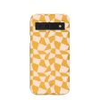 Honey Wavy Checkers Google Pixel 8a Case For Discount