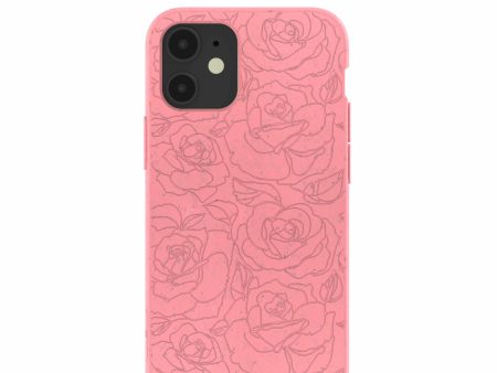 Bubblegum Pink Rosettes iPhone 12 Mini Case Supply