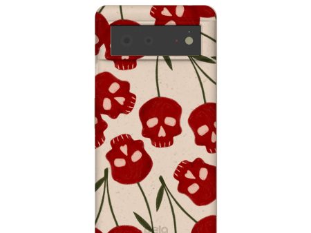 Seashell Scary Cherry Google Pixel 6 Case Online now