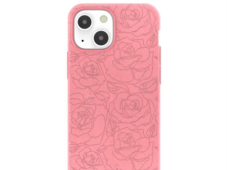 Bubblegum Pink Rosettes iPhone 13 Mini Case on Sale