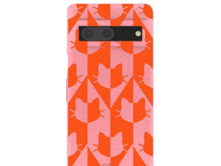 Bubblegum Pink Purr Google Pixel 7 Case Discount