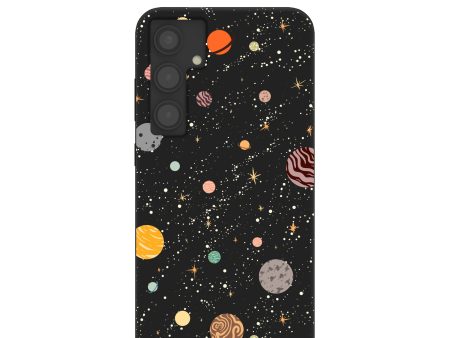 Black Galactic Glow Samsung Galaxy S24+(Plus) Case Hot on Sale