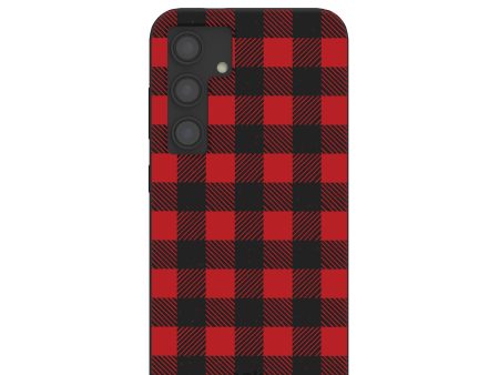 Black Flannel Samsung Galaxy S24 Case Online now