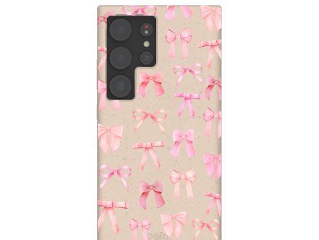 Seashell Rosy Bows Samsung Galaxy S24 Ultra Case Sale