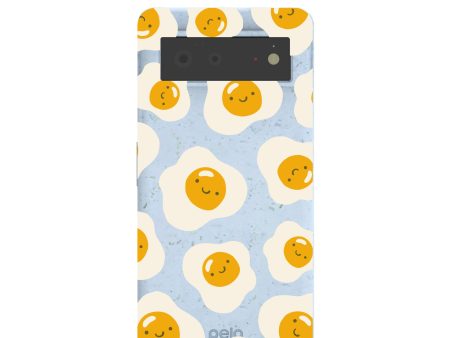 Powder Blue Sunny Side Up Google Pixel 6 Case Sale