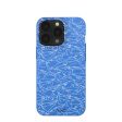 Electric Blue Shark Frenzy iPhone 13 Pro Case For Cheap