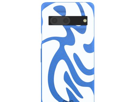 Electric Blue Blue Crush Google Pixel 7 Case Supply