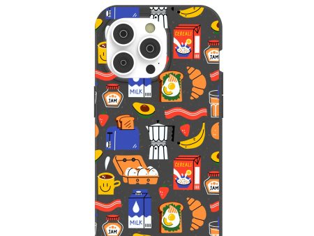 Black Breakfast Time iPhone 14 Pro Case Online Hot Sale