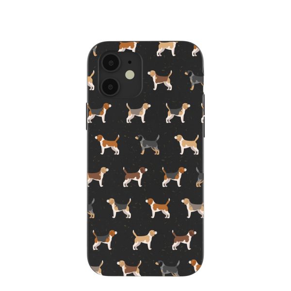 Black Beagle Buds iPhone 12  iPhone 12 Pro Case on Sale