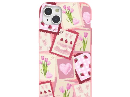 Bubblegum Pink Love Letters iPhone 15 Plus Case Cheap