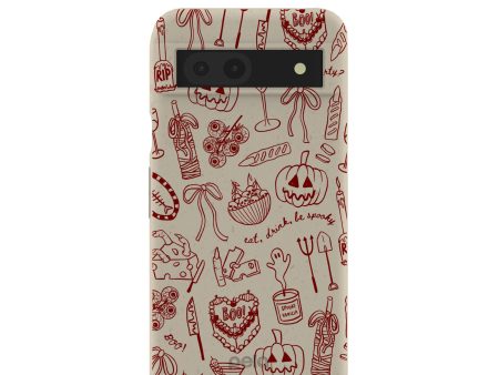 London Fog Spooky Dinner Party Google Pixel 8a Case Cheap