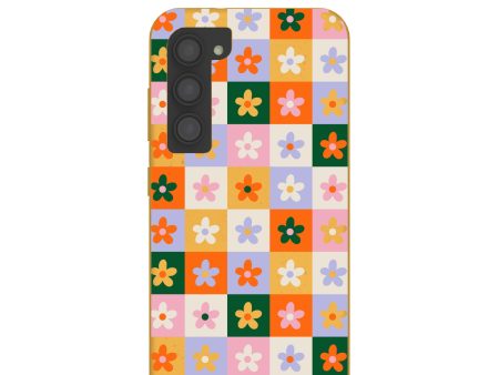 Honey Flower Tiles Samsung Galaxy S23 Case Online Hot Sale