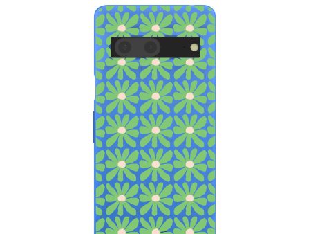 Electric Blue Flower Child Google Pixel 7 Case Cheap