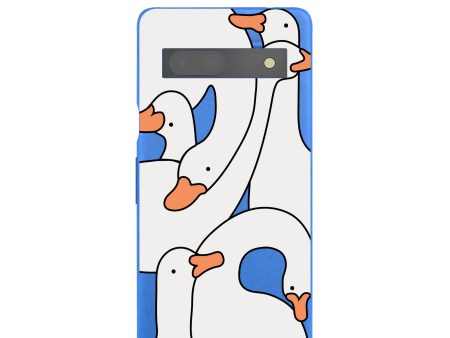 Electric Blue Silly Goose Google Pixel 7a Case Fashion