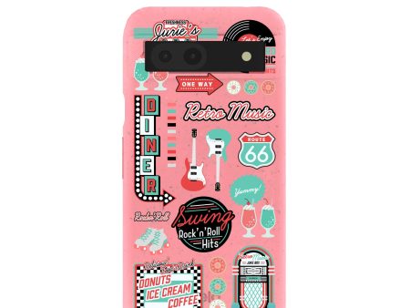 Bubblegum Pink Diner Night Google Pixel 8a Case Online