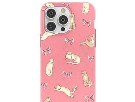 Bubblegum Pink Purrfection iPhone 14 Pro Max Case Discount