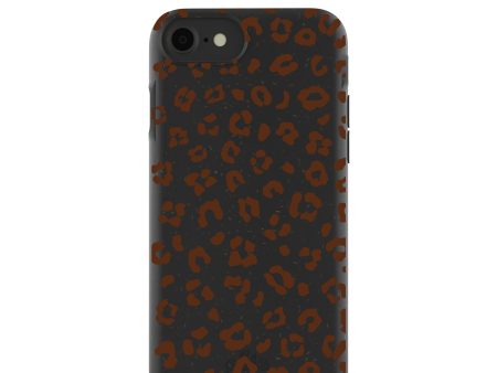 Black Midnight Leopard iPhone 6 6s 7 8 SE Case For Discount