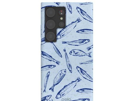 Powder Blue Fishery Samsung Galaxy S24 Ultra Case Online