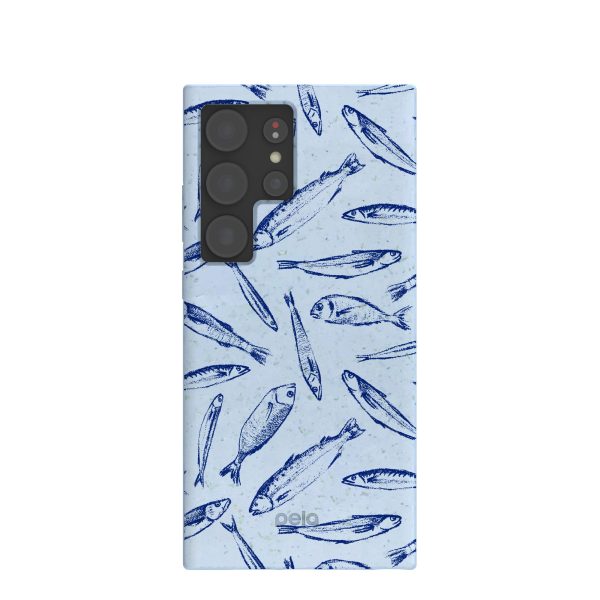 Powder Blue Fishery Samsung Galaxy S24 Ultra Case Online