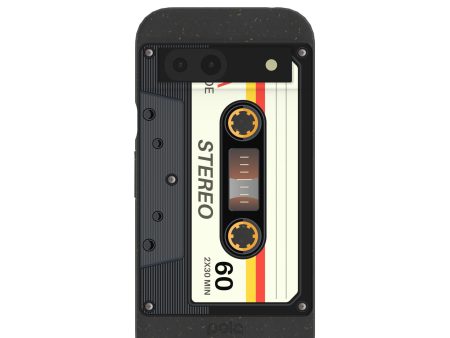 Black Cassette Google Pixel 8a Case Cheap