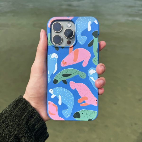 Electric Blue Sea Cows Google Pixel 8a Case Online Sale