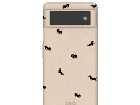 Seashell Lil Dachshunds Google Pixel 6 Case Discount