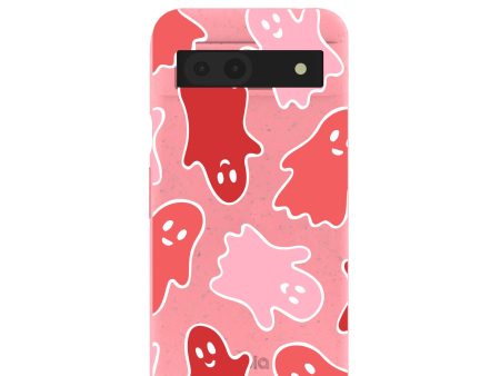 Bubblegum Pink Phantom Pals Google Pixel 8a Case Sale