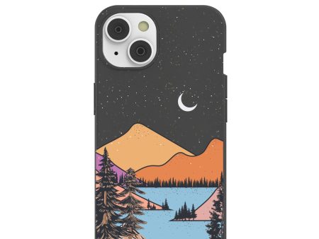 Black Night Trails iPhone 14 Case Supply