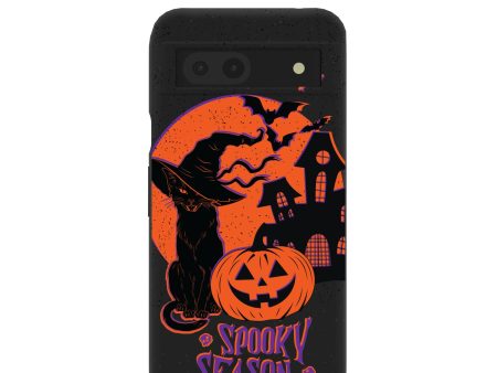 Black Spooky Szn Google Pixel 8a Case on Sale